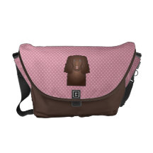 American Water Spaniel Cartoon Messenger Bags