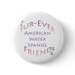 American Water Spaniel Furever Button