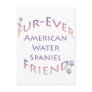 American Water Spaniel Furever Post Card