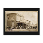 American West Street Scene 1867 postcards