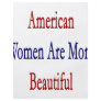 American Women Are More Beautiful Flyer Design