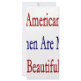 American Women Are More Beautiful Rack Card