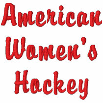 American Women's Hockey Embroidered Shirt