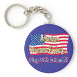 American Womens Hockey Keychain