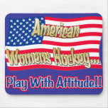 American Womens Hockey Mousepad