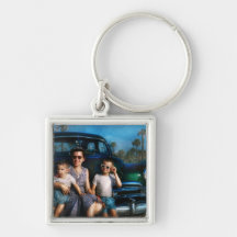 Americana - Car - The classic American vacation Key Chain