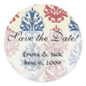 americana damask stickers