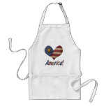 Americana Heart Aprons