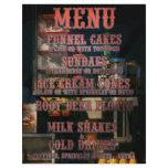Americana - Menu Custom Flyer