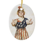 Americana Christmas Ornament