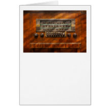 Americana - Radio - Remember what radio was like Greeting Card