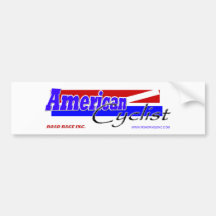 AMERICANCYCLISTBUMPEREX BUMPER STICKER