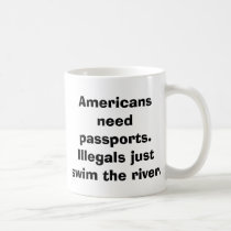 Americans need passports. Illegals just...... mugs