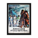 Americans Postcard