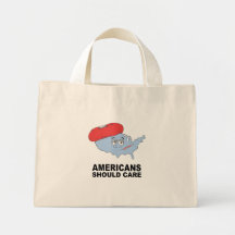 Americans should care canvas bag