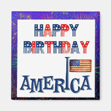 America's Birthday Magnet