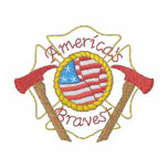 America's Bravest Firefighters embroidered shirts