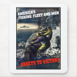 America's Fishing Fleet And Men Mouse Pads