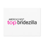 Americas Next Top Bridezilla postcards
