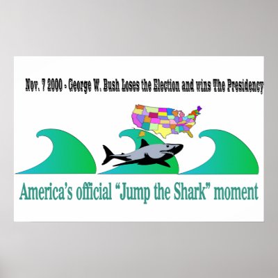 America's Official "Jump the Shark" Moment Poster by joystickenvy