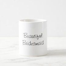 Amethyst Beautiful Bridesmaid Thank You Mug