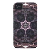 Amethyst Crystal Snowflake Nov 2012 iPhone 4 Case