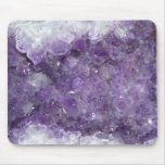 Amethyst Geode - Violet Crystal Gemstone mousepads