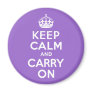 Amethyst Keep Calm and Carry On Magnet