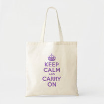 Amethyst Keep Calm and Carry On bags