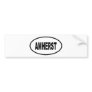 AMHERST BUMPER STICKER
