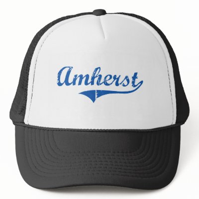 Amherst New Hampshire Classic Design Mesh Hat by cityshirt