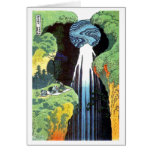 Amida Waterfall on the Kisokaido Road Card