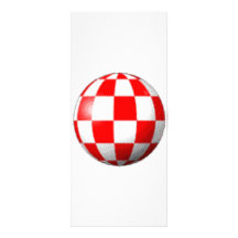 AMIGA BOING BALL CUSTOMIZED RACK CARD