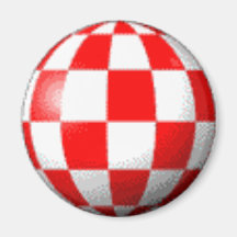 AMIGA BOING BALL REFRIGERATOR MAGNET