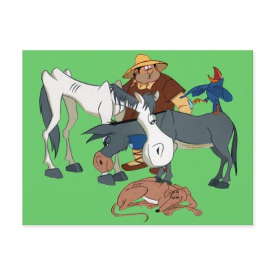 AMIGOS DE DON QUIJOTE - 400 Años - Cervantes Postcards by QUIXOTEdotTV