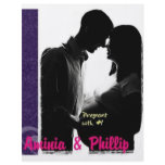 Aminia & Phillip Pregnant flyers