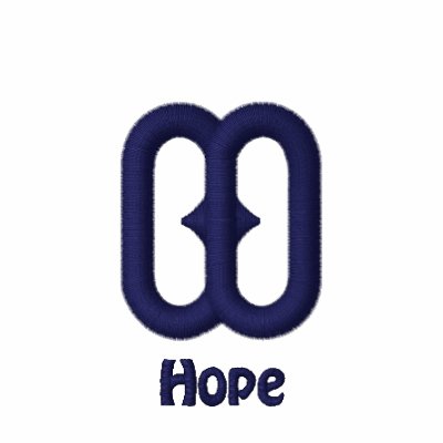 Amiot Gallery Adinkra - Hope embroidered t-shirt by edem13