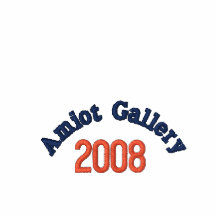 Amiot Gallery women's white anniversary Polo