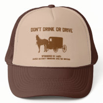 Amish - dont drink or drive mesh hats