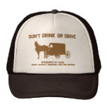 Amish - dont drink or drive mesh hats