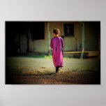 Amish Girl Poster