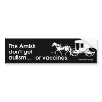 Amish No Autism Bumper Stickers