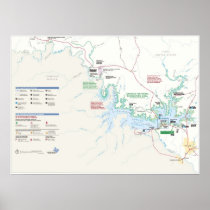 Amistad National Recreation Area Map Print