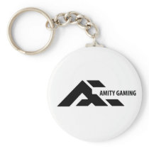 aMity Gaming Black Keychain