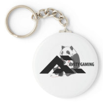 aMity Gaming Black Keychain Pickles White