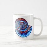 Ammonite fossil coffee mugs