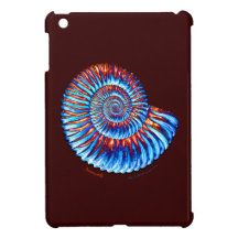 Ammonite fossil cover for the iPad mini
