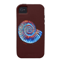 Ammonite fossil iPhone 4 cover