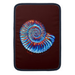 Ammonite fossil MacBook sleeves