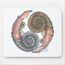 Ammonites Mouse Pads